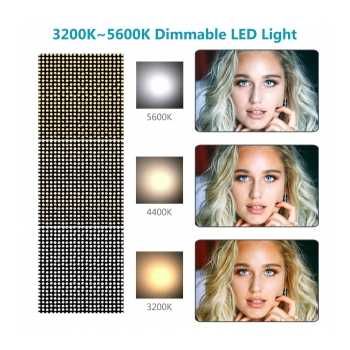 Painel LED Profissional Neewer BC-1320E – 1320 LEDs – Bicolor NOVO
