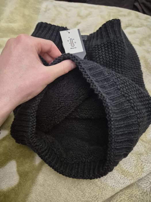 Шарф-снуд  чорний чоловічий новий