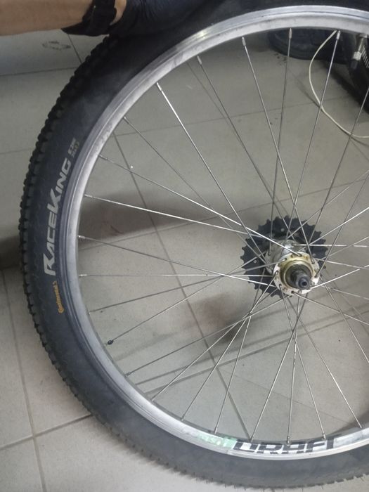 Koło MTB 26"tylne  aluminiowe kompletne