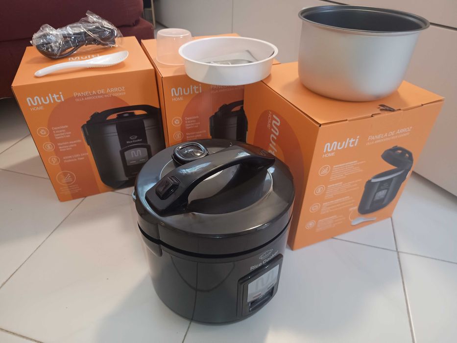 Panela de arroz, legumes, frango, peixe, carne, campismo cozinha lazer