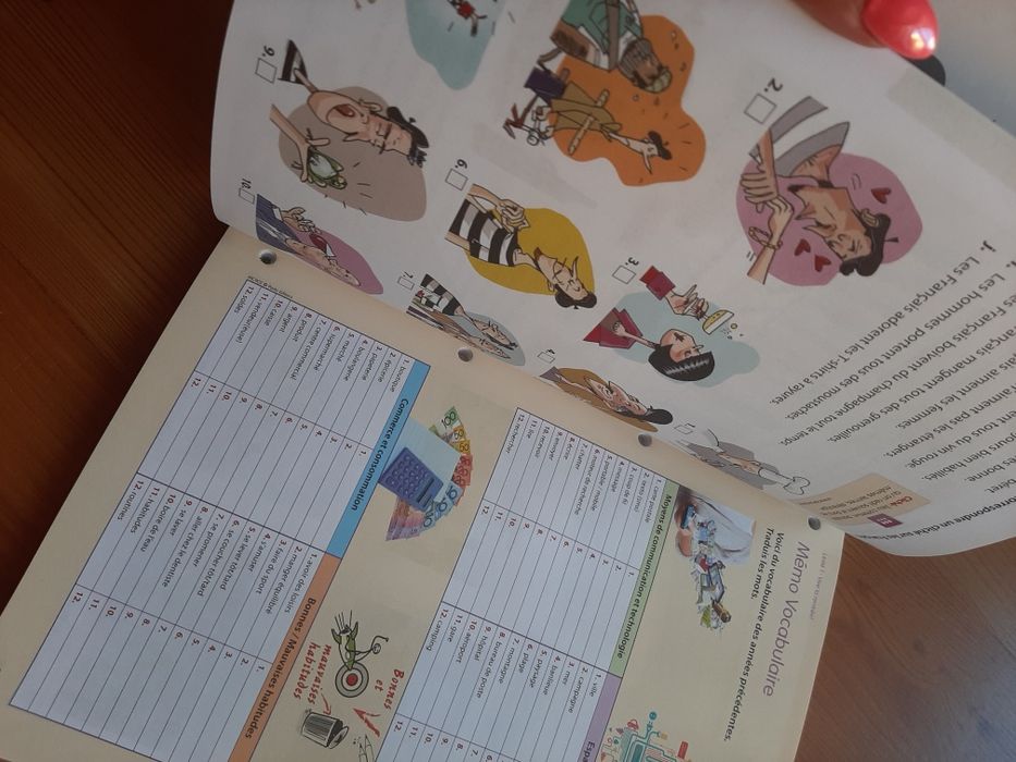 Livro fichas francês 9 ano Mots clés