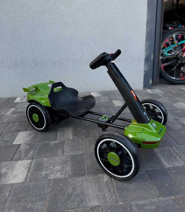 Електромобіль електрокарт картинг дитячий, 2 мотори 35W акумулятор 12V