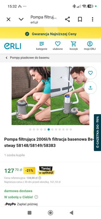Pompa do basenu.