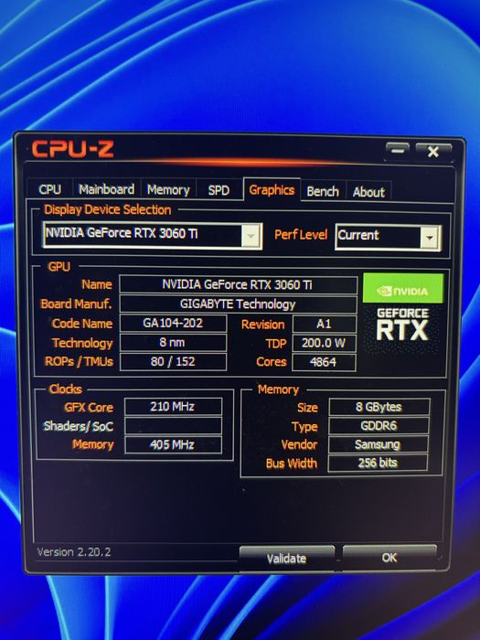 Rtx 3060 ti Gigabyte 8 GB