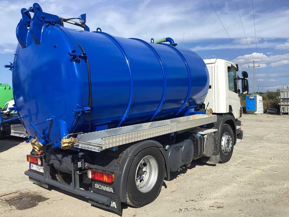 Beczka asenizacyjna 12.5m3 , JUROP RV360 SCANIA