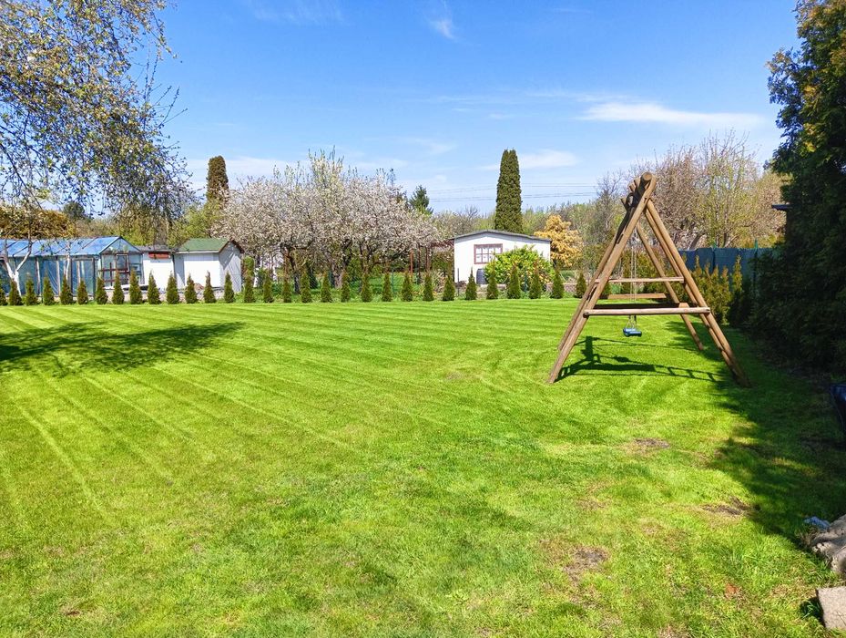 Działka ROD 455 m² Łódź Górna ul. Romana 36 – piękna, zadbana, jak prywatny park!