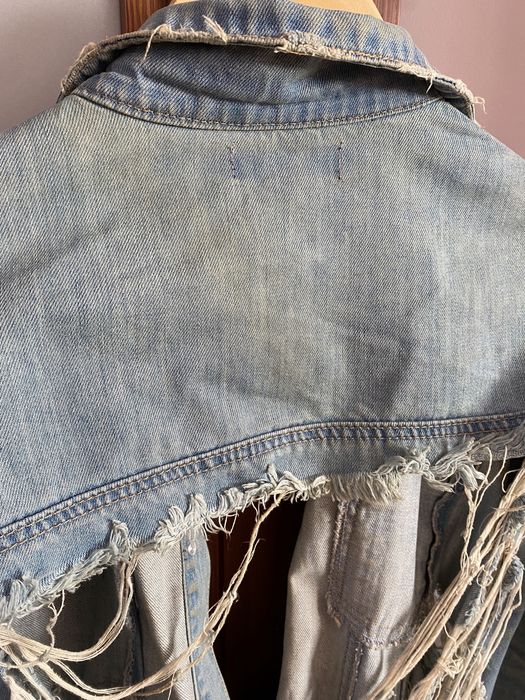 Kurtka jeansowa jeans missguided 38 M dziury