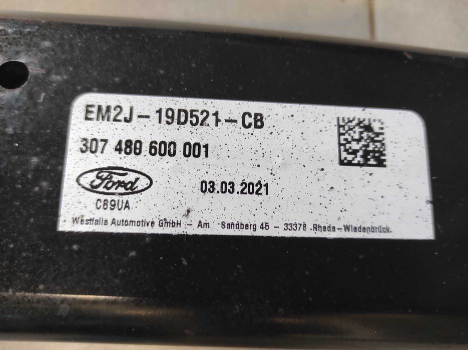 Oryginalny odpinany Hak Holowniczy Ford S-MAX MK2