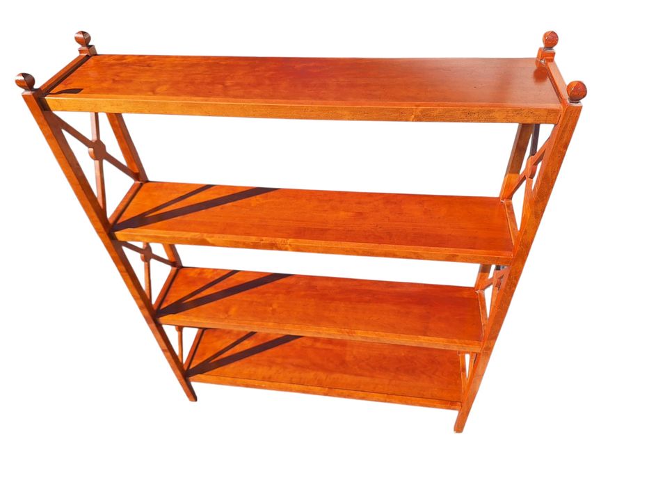 Vintage, drewniany regał na książki Grange