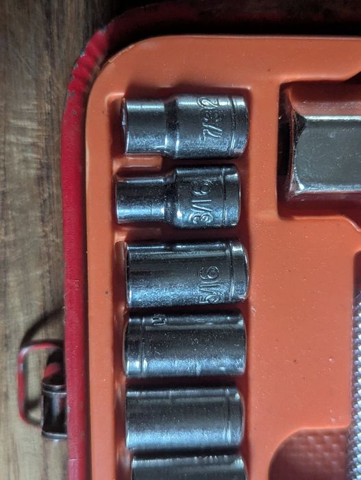 Набор головок 35+ штук хром