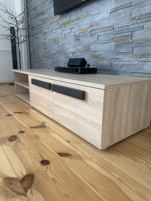 Szafka RTV Norton 160 cm – Agata Meble – Dąb Sonoma
