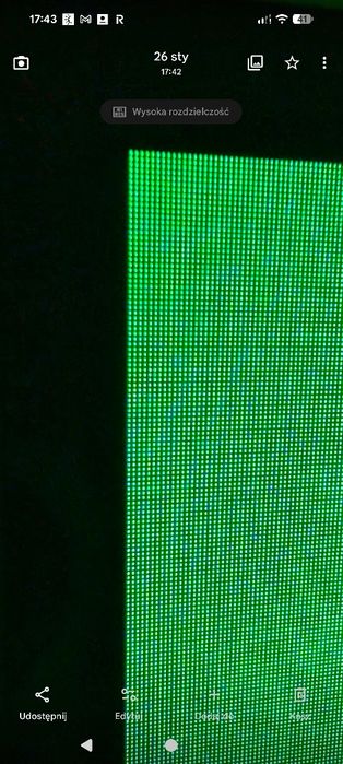 Telewizor LG OLED55B7V sprawny z oznakami wypalenia matrycy