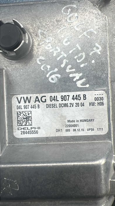 Centralina de motor Vw Golf VII 1.6 TDI Ref: 04L907445B