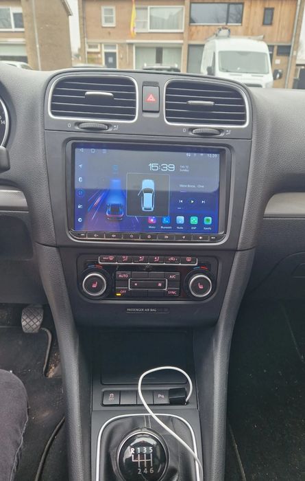 Rádio Volkswagen Android 14 com GPS (Novo)