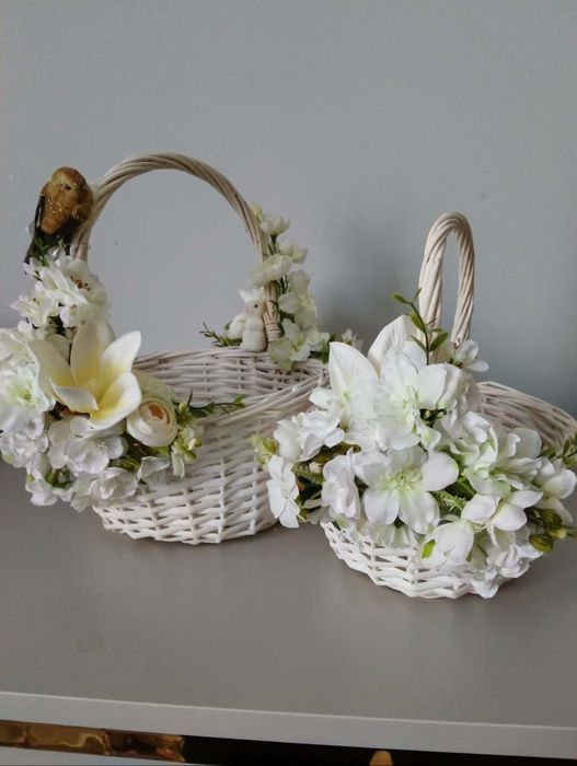 Zestaw koszyczków wielkanocnych