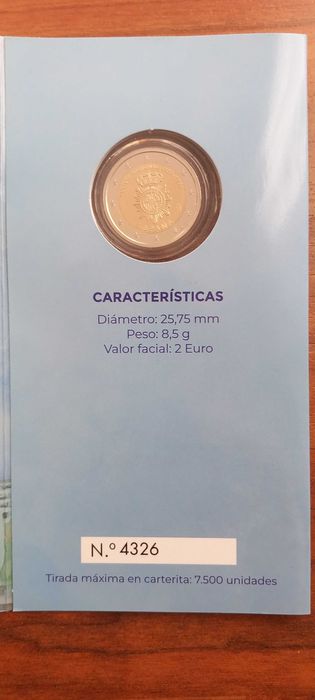 Moeda 2€ Espanha Proof 2024 Polícia Nacional