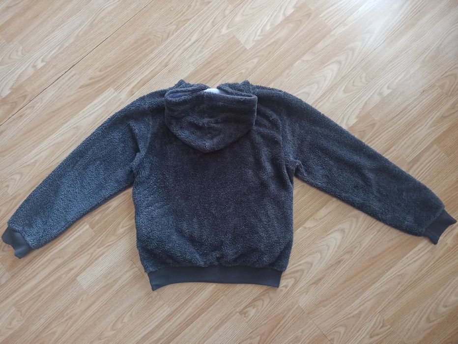 Bluza miś, pluszowa z kapturem