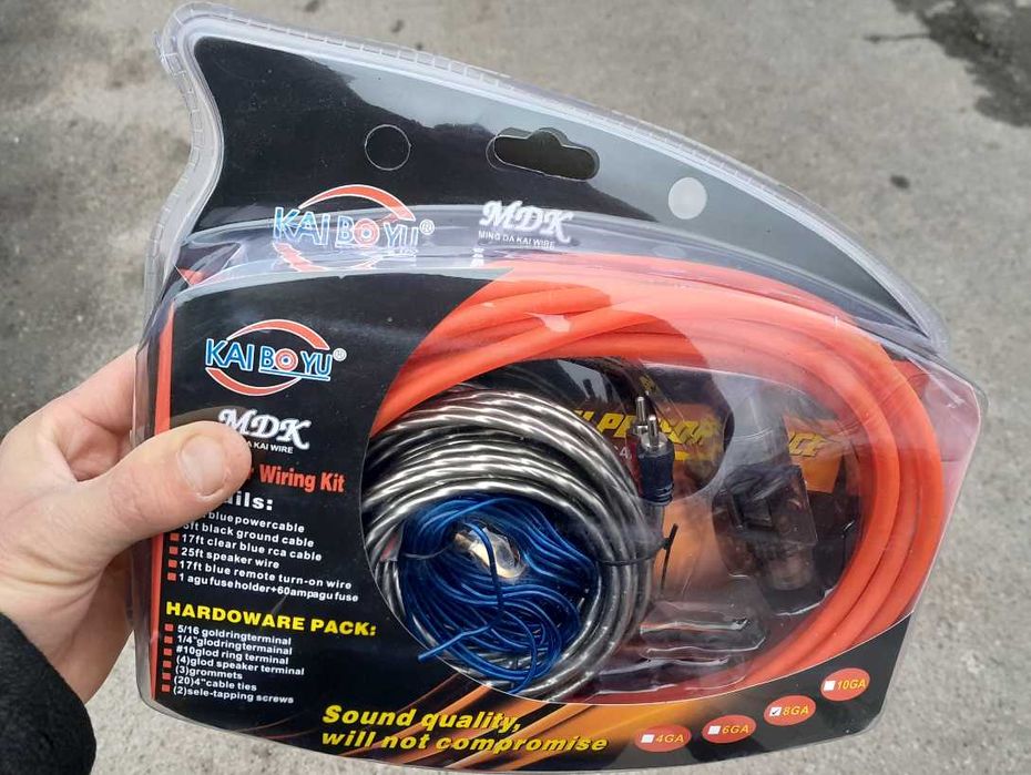 Провода до сабвуфера чи підсилювача провода усілітеля комплект