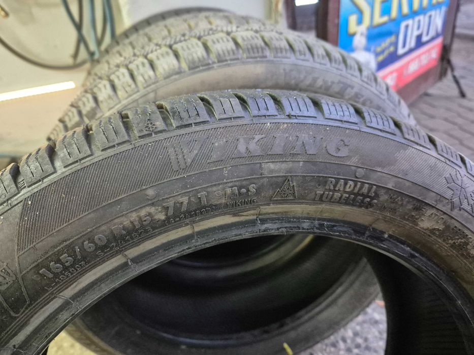 165/60r15 viking opony zimowe uzywane 2szt dostepne !