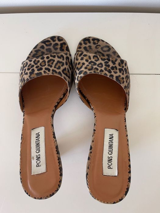 Mules animal print Pons Quintana