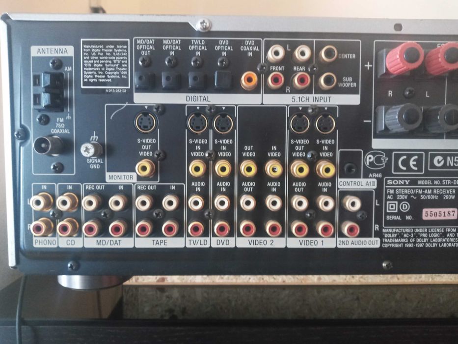 Amplificador Sony STR-DB 930QS