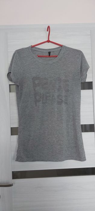 Szara bluzka top t-shirt miss Angel M
