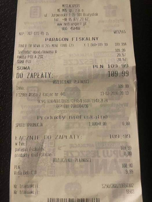 Tuner telewizyjny  WIWA