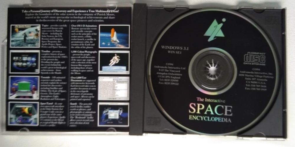 CD-ROM - Interactive Space Encyclopedia - Digital Space Encyclopedia64740400737539123