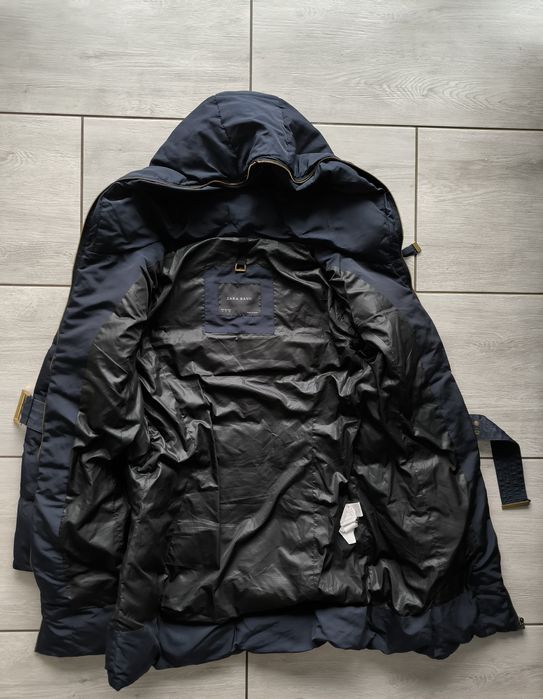 Zimowa, puchowa kurtka ZARA, rozmiar 36