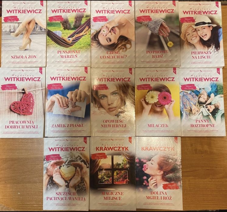 Zestaw książek "Bestsellery na obcasach", Witkiewicz i Krawczyk