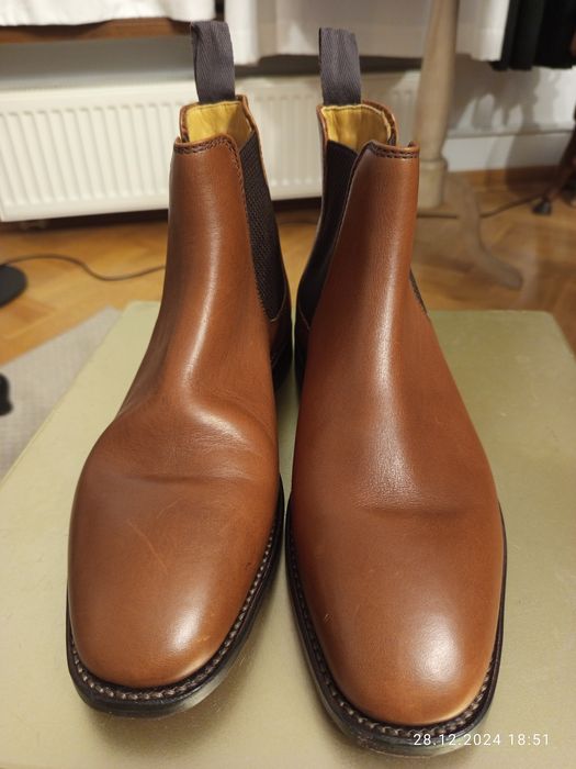 Eleganckie sztyblety męskie Charles Tyrwhitt roz. 8