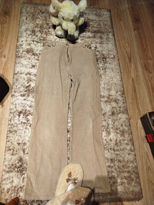 Sprzedam spodnie ciążowe 48 sztruks