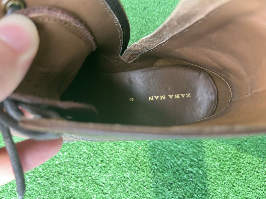 Buty sztyblety prawdziwa mocna skóra 41 Zara
