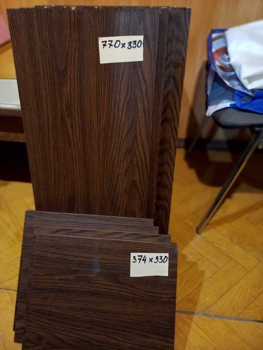 ДСП, ДВП остатки серый, песочный, бежевый,коричневый;яблоня,орех