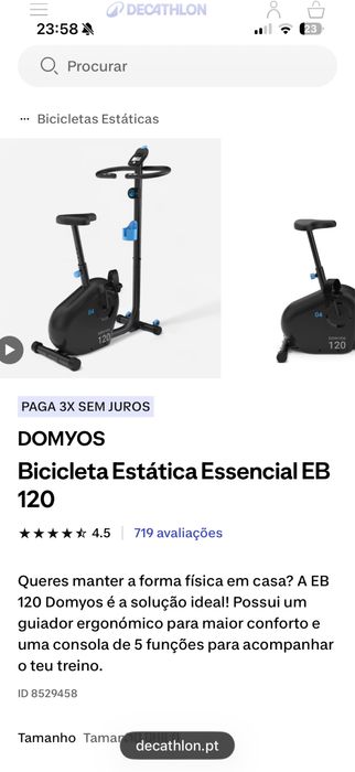 Bicicleta Estatica
