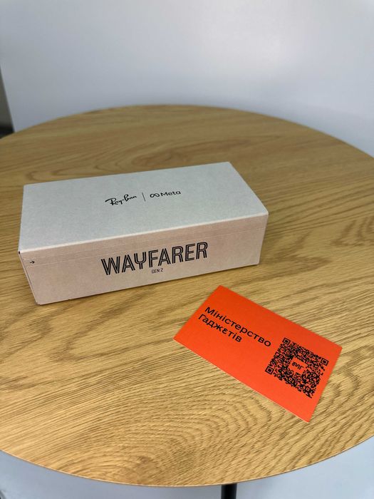 Ray-Ban Meta Wayfarer Gen 2 Standard Matte Black Frame / Clear Lenses RW4012 601SSB 50-22 нові окуляри