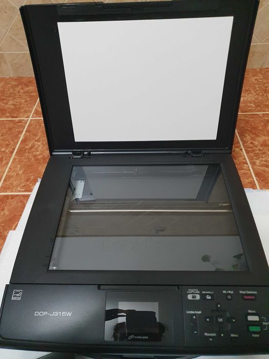 Brother DCP-J315W: uszkodzony (usterka czarny+magenta) +2 tusze gratis