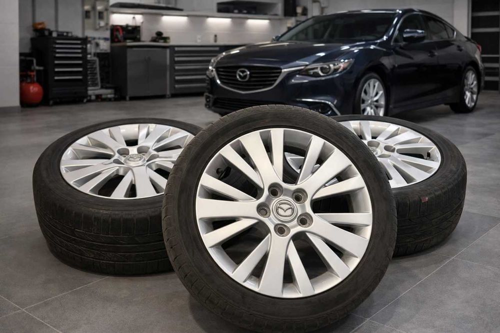 Alufelgi Oryginalne 17 5x114,3 MAZDA CX5 CX7 MX5 6 3 CX3 Premacy Felgi