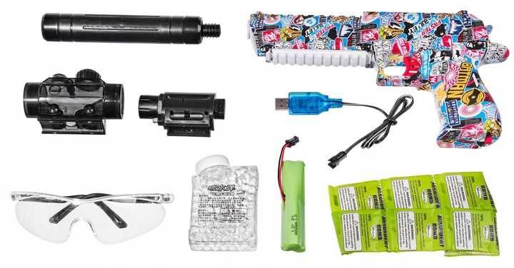 KARABIN Pistolet MP automat na kulki żelowe