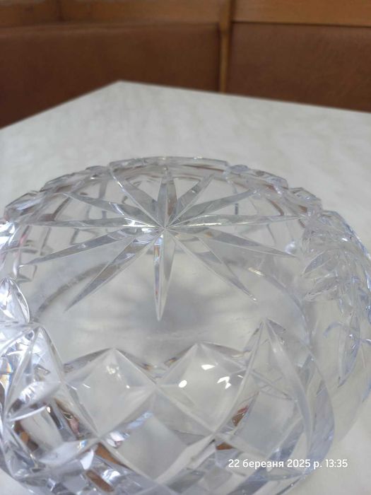 Хрустальная ваза. Подставка для торта.