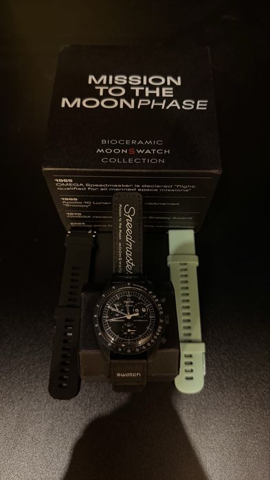 Omega MoonSwatch Mission on the moon