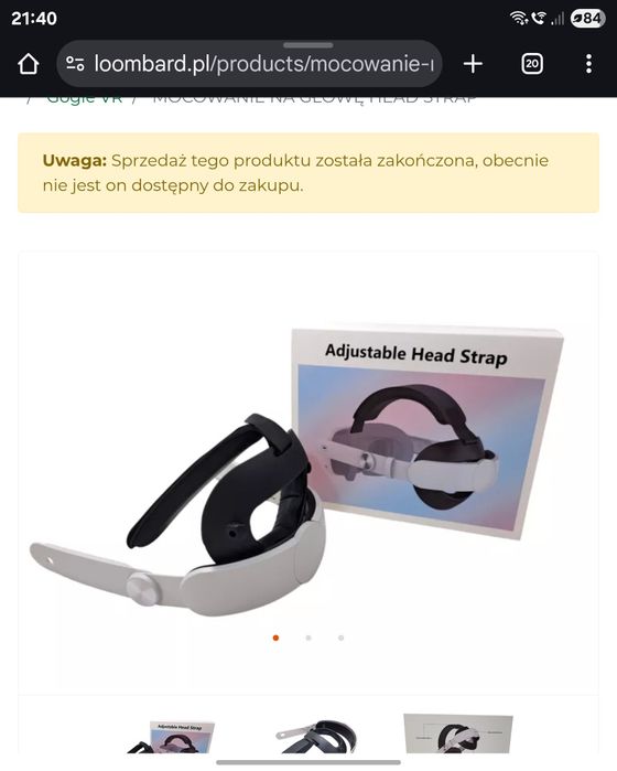 Pasek Oculus Meta Quest 3