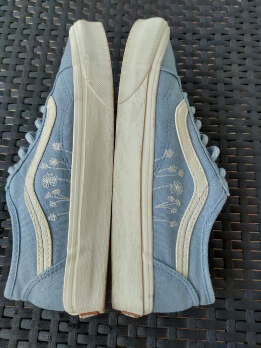 Vans Niebiskie 38 - Old Skool Tapered Eco Theory Embroidered Flowers A