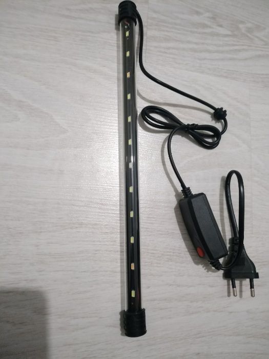 Погружная лампа Xilong 14-57 см (бело-сине-розовый) и синие