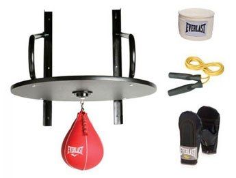Zestaw Do Treningu Boksu Speed Bag Z Pałką Treningową Everlast Profesjonalny Sprzęt Do Ćwiczeń Kardio I Siły Movemania