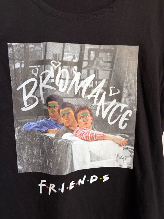 T-shirt Friends z nadrukiem Bromance