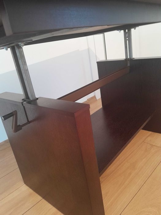 Ławo-stół. Bardzo solidna dębowa ława.