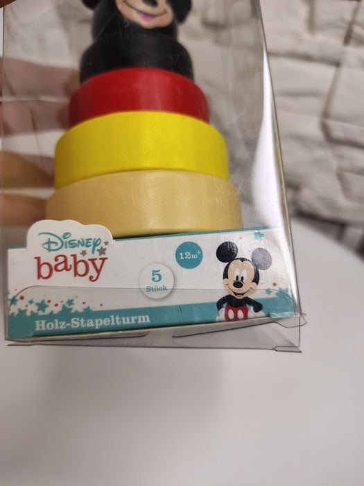 Дитяча розвиваюча піраміда іграшка Міккі Disney