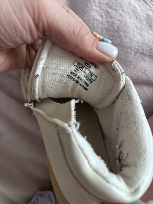 Кеди Zara черевики демісезон