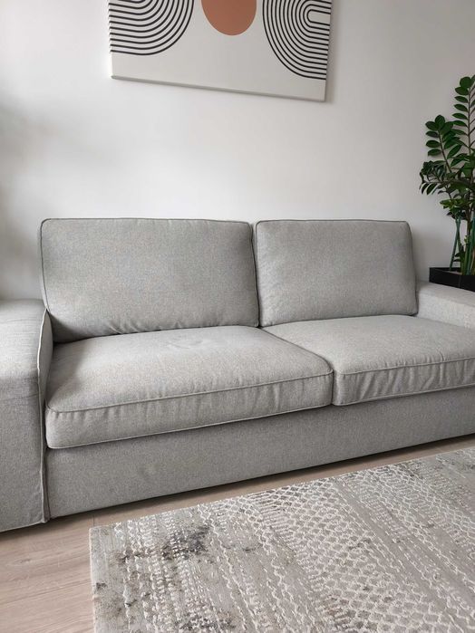 Kanapa Ikea do salonu kolor szary